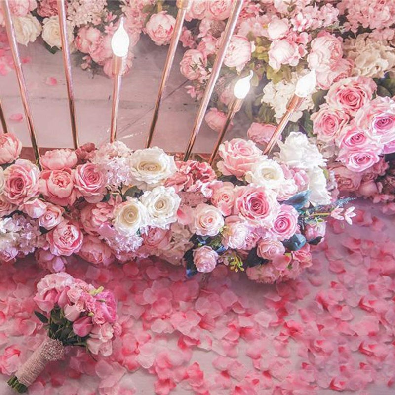 ocharzy 1000pcs Rose Petals Artificial Silk Flower Rose Petals for Wedding Decorations, Romantic Night, Valentine's Day, Parties, Events - Image 4